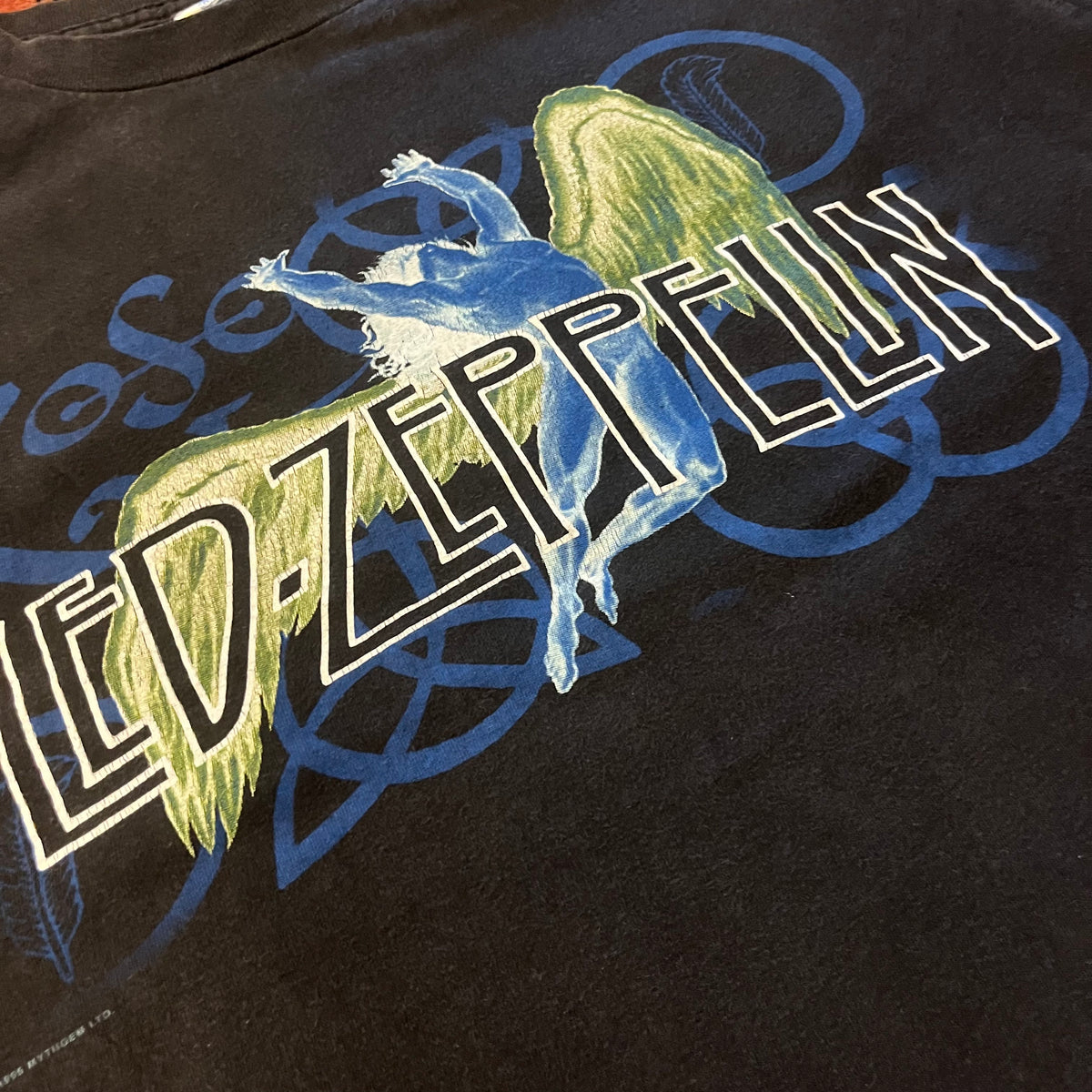 Vintage Led Zeppelin &quot;ZOSO&quot; Mythgem 1995 T-Shirt