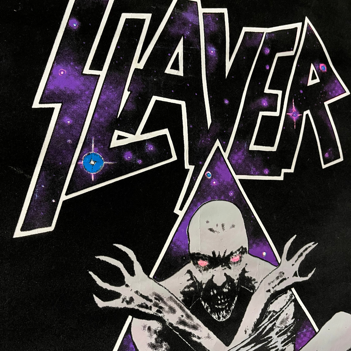 Vintage Slayer "Divine Intervention" Brockum '94 Blacklight Poster