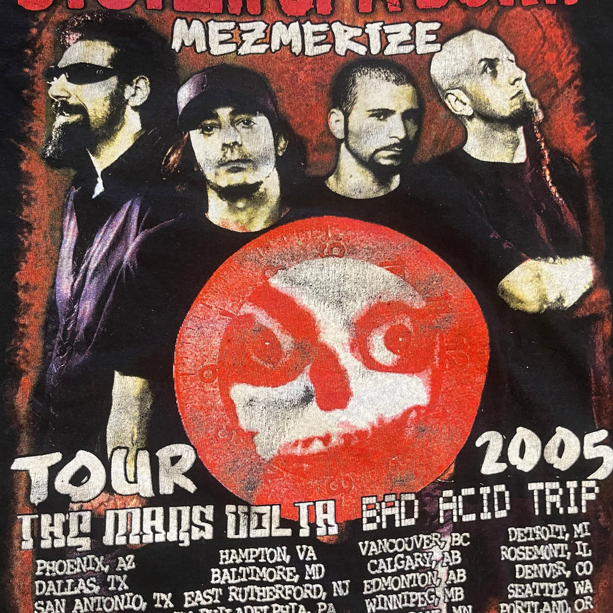 Vintage System of a Down &quot;Mesmerize&quot; &#39;05 Tour T-Shirt