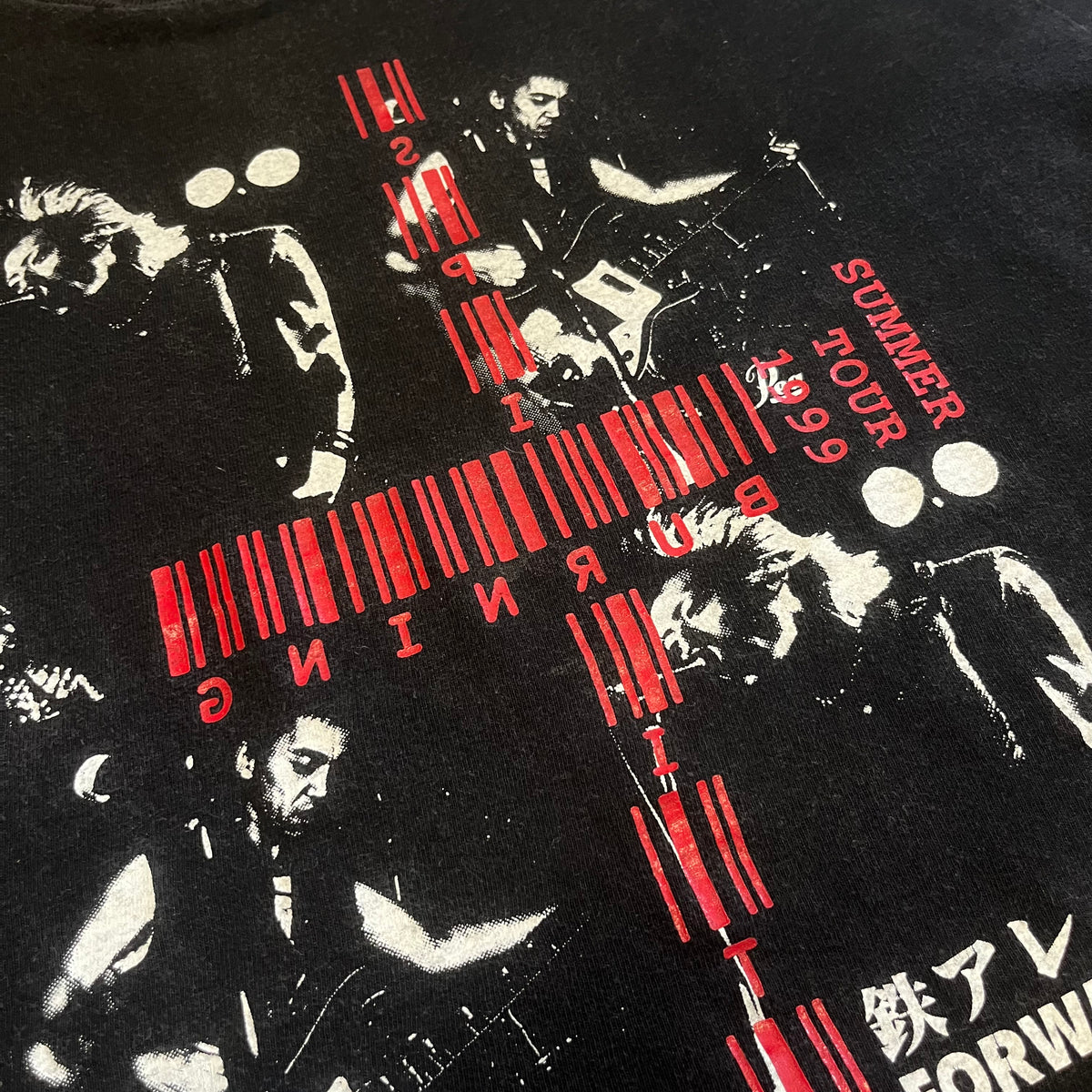 Vintage Tetsu Arrey Forward &quot;Burning Spirits&quot; 1999 T-Shirt