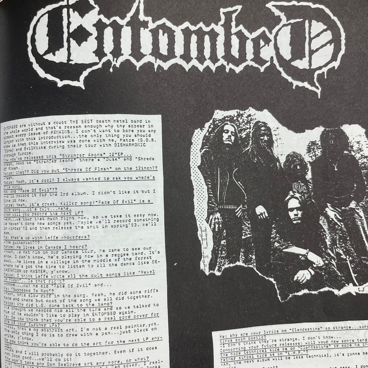 Vintage Remains Fanzine &quot;Cannibal Corpse Obituary&quot; Issue #3