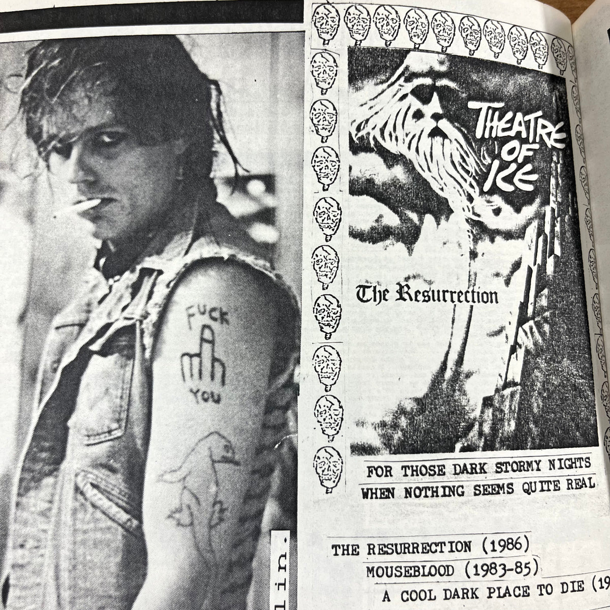 Vintage Sporadic Droolings Fanzine &quot;Hardcore Punk&quot; Issue #6