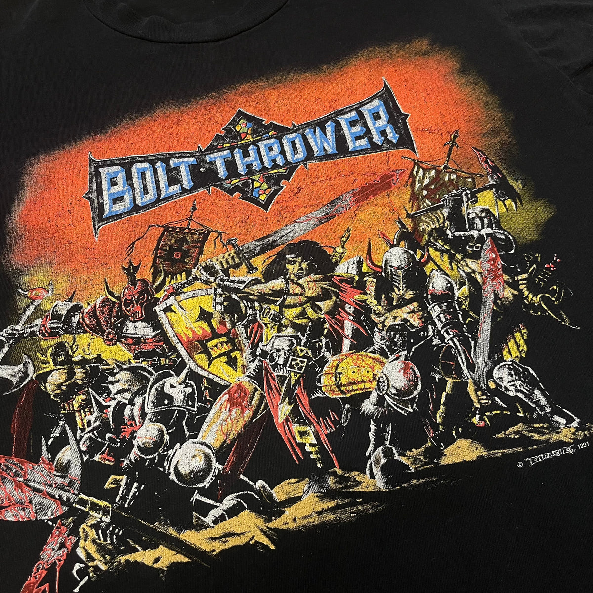 Vintage Bolt Thrower &quot;War Master&quot; Earache Records Promotional T-Shirt