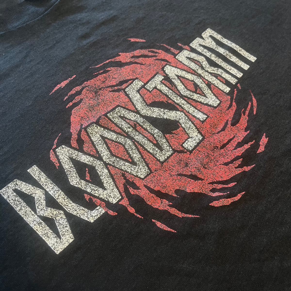 Vintage BloodStorm &quot;Strata Video Entertainment&quot; Promotional Arcade Game T-Shirt
