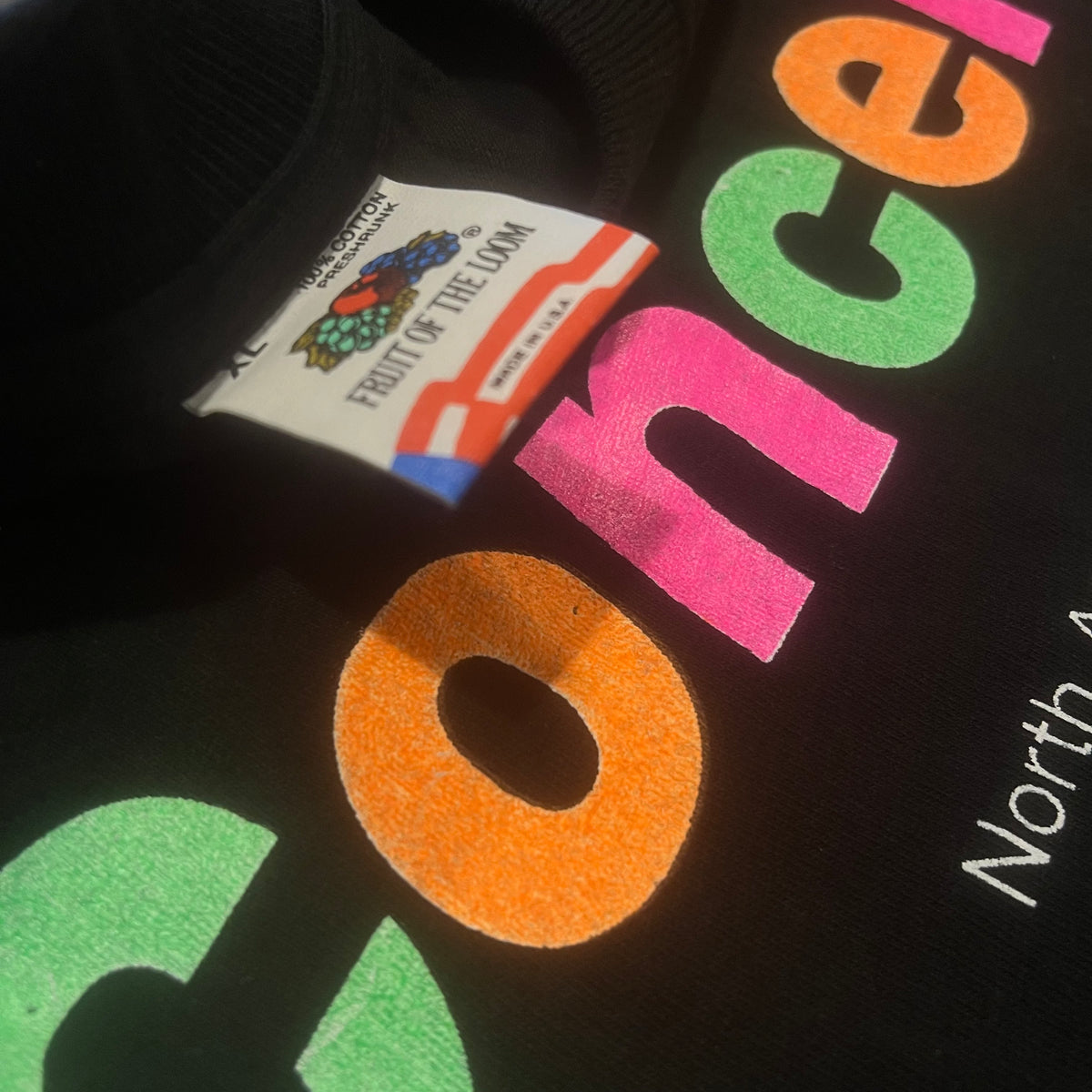 Vintage New Order “North American Tour ‘89” Tour T-Shirt