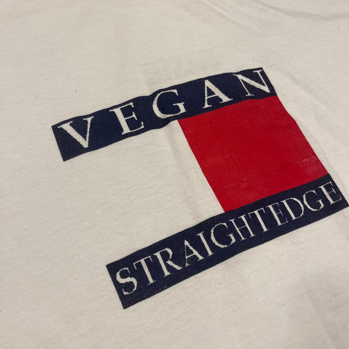 Vintage Vegan Straight Edge &quot;Tommy&quot; Rip T-Shirt