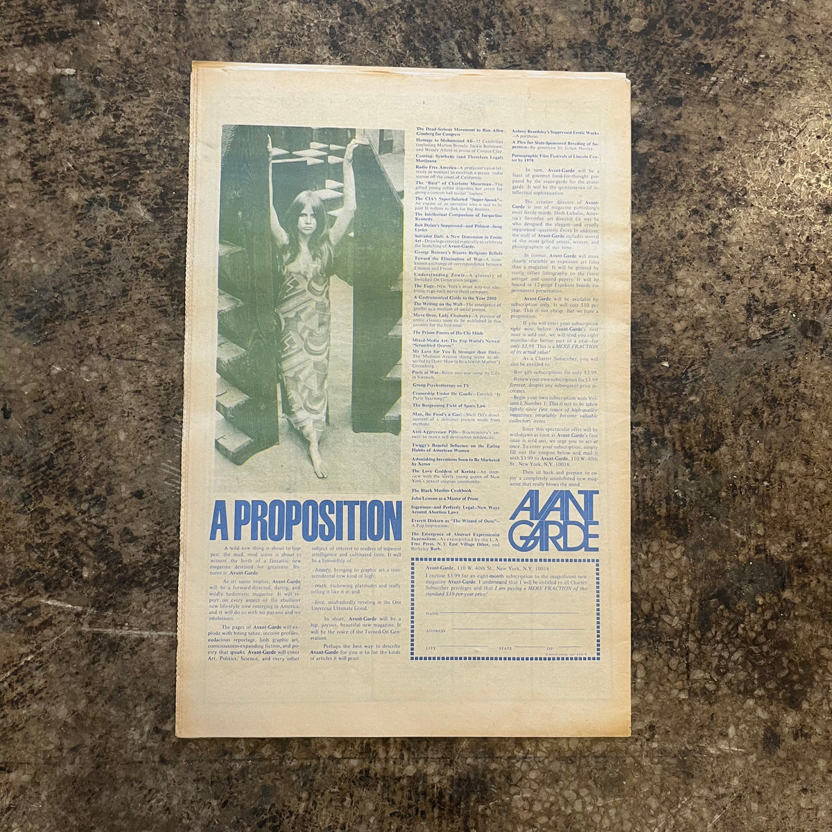Vintage The East Village Other &quot;NYC Underground&quot; Vol. 3 Issue #2