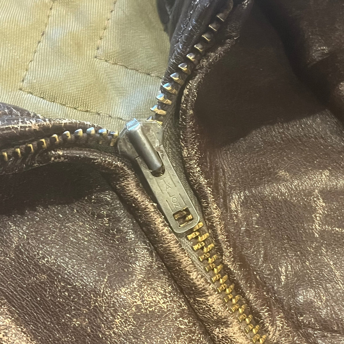 Vintage Front Quarter Horse Hide Leather Jacket By Campus