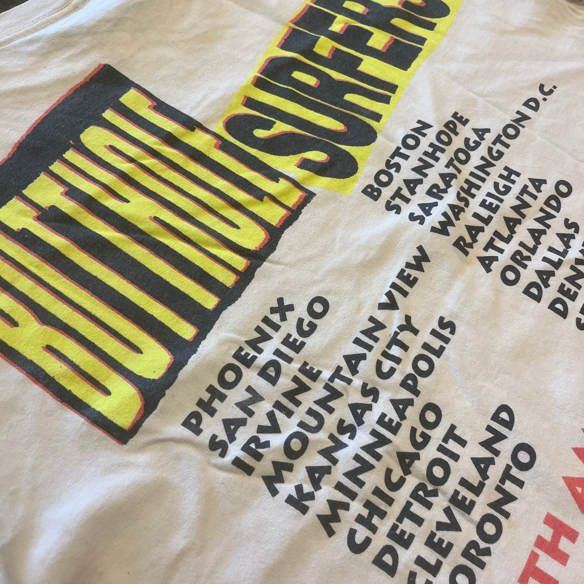 Vintage Butthole Surfers &quot;NA Tour&quot; &#39;91 T-Shirt