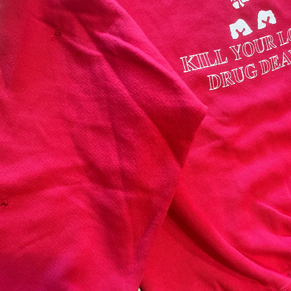 Vintage Straight Edge &quot;Kill Your Local Drug Dealer&quot; Crewneck Sweatshirt