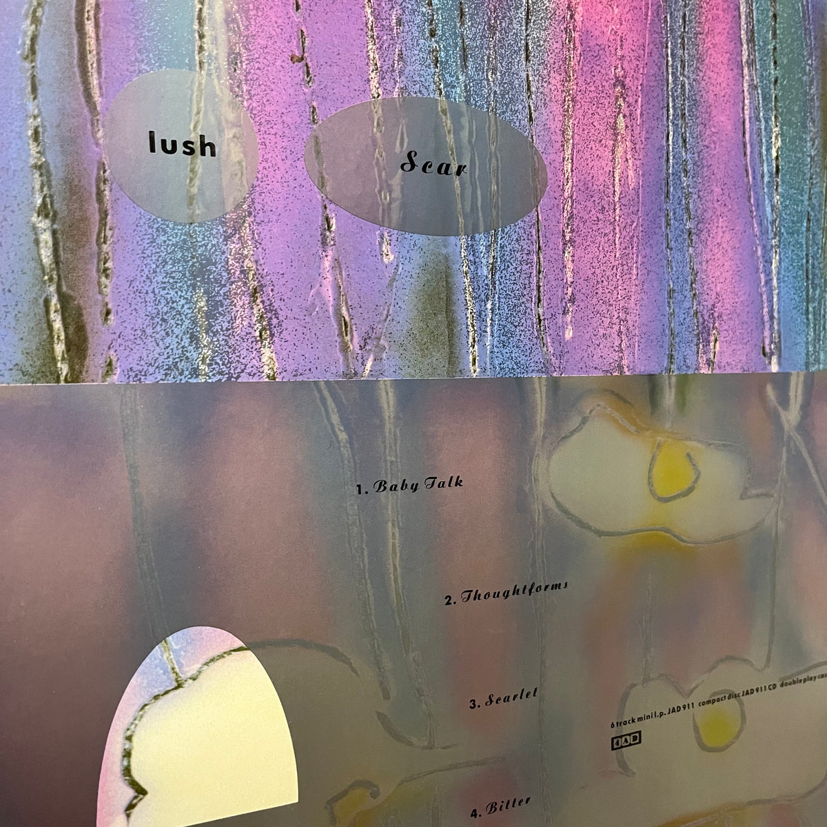 Vintage LUSH "4AD" Scar Promotional Poster