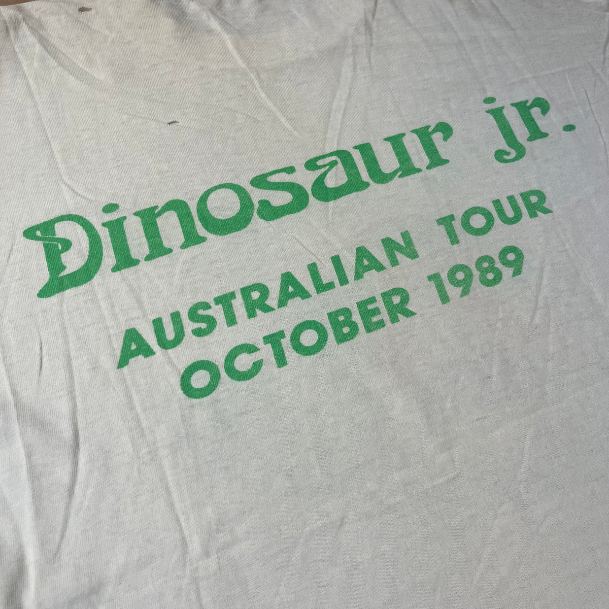 Vintage Dinosaur Jr &quot;Australia 1989&quot; Tour T-Shirt