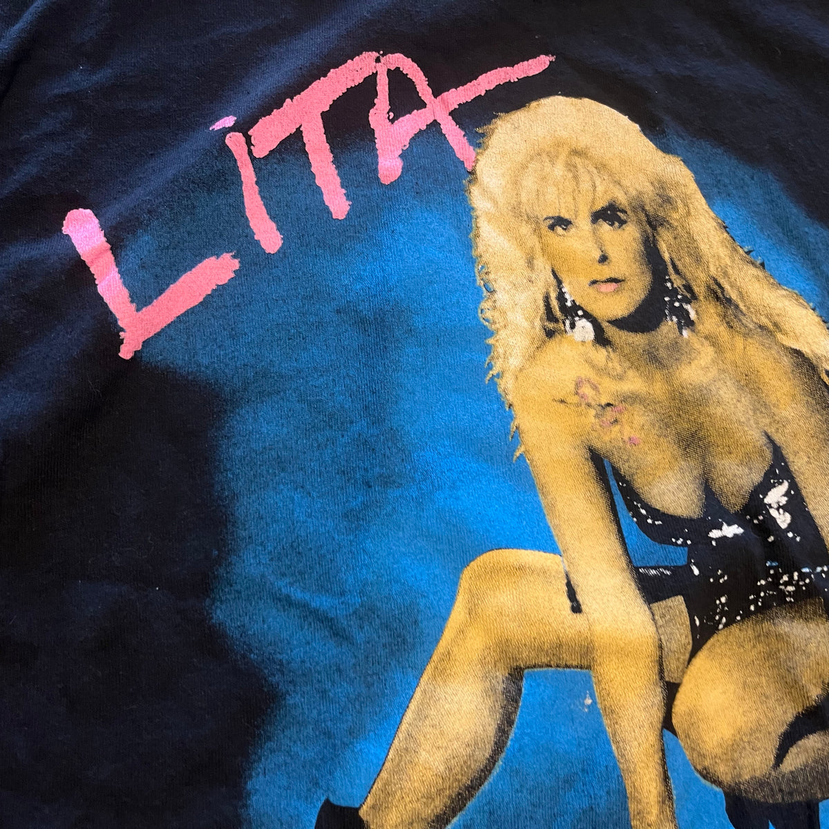Vintage Lita Ford &quot;RCA Records&quot; Promotional T-Shirt