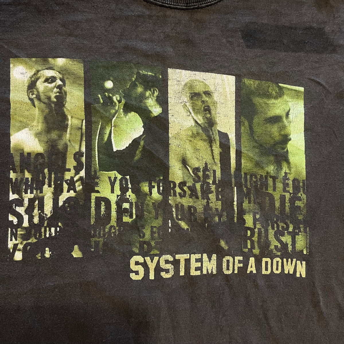 Vintage System of a Down &quot;Toxicity&quot; &#39;01 T-Shirt