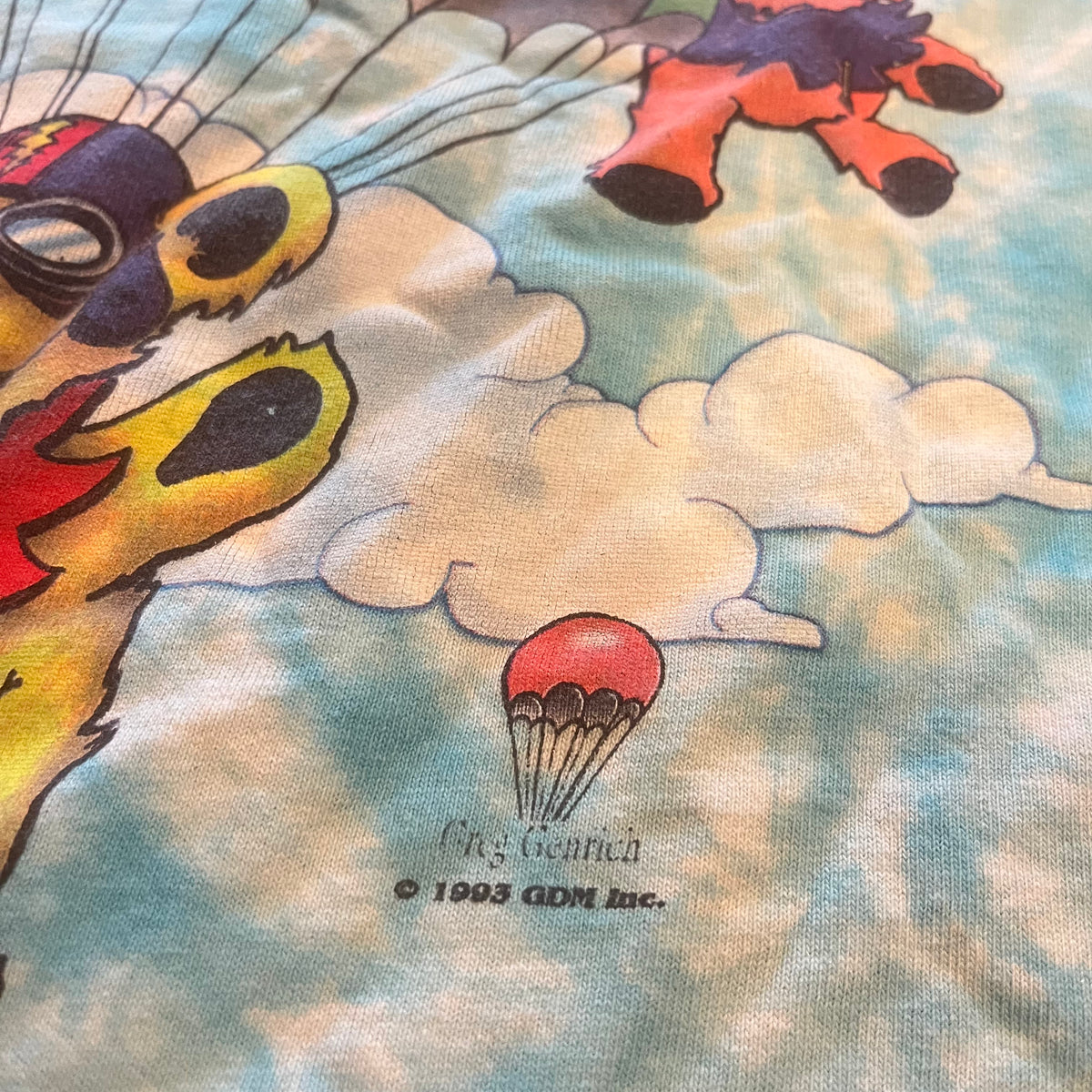 Vintage Grateful Dead &quot;Parachute&quot; &#39;93 T-Shirt