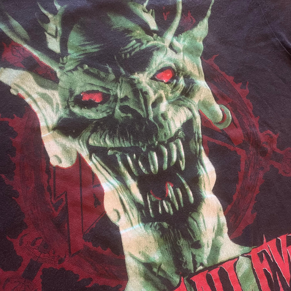 Vintage Slayer &quot;Root Of All Evil&quot; World Sacrifice &#39;88 Tour T-Shirt