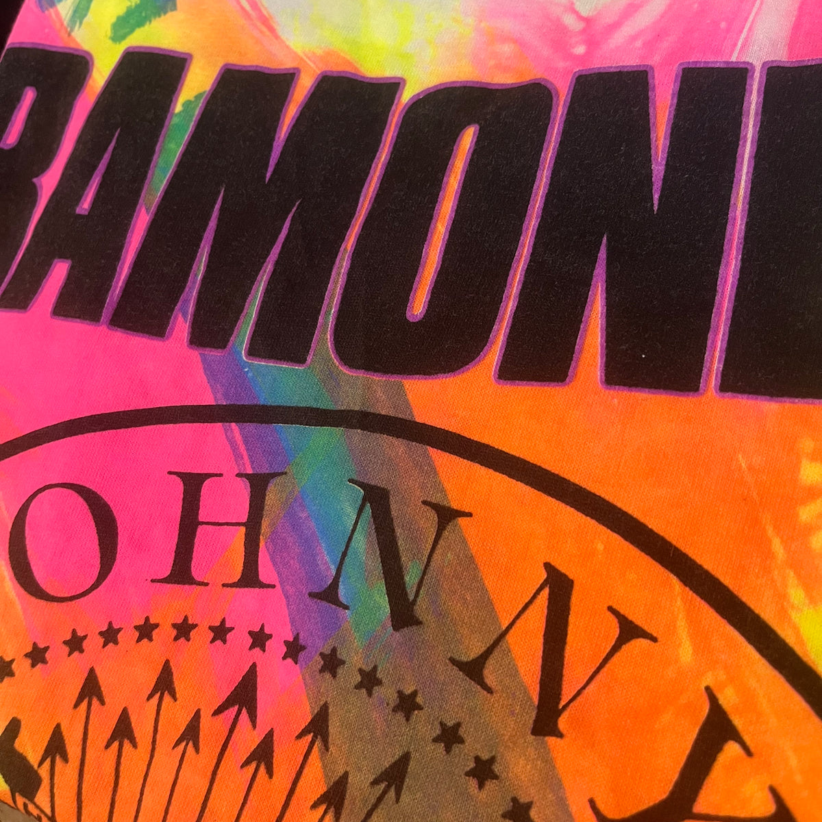 Vintage Ramones &quot;Escape From New York&quot; DEADSTOCK Hand Screened T-Shirt