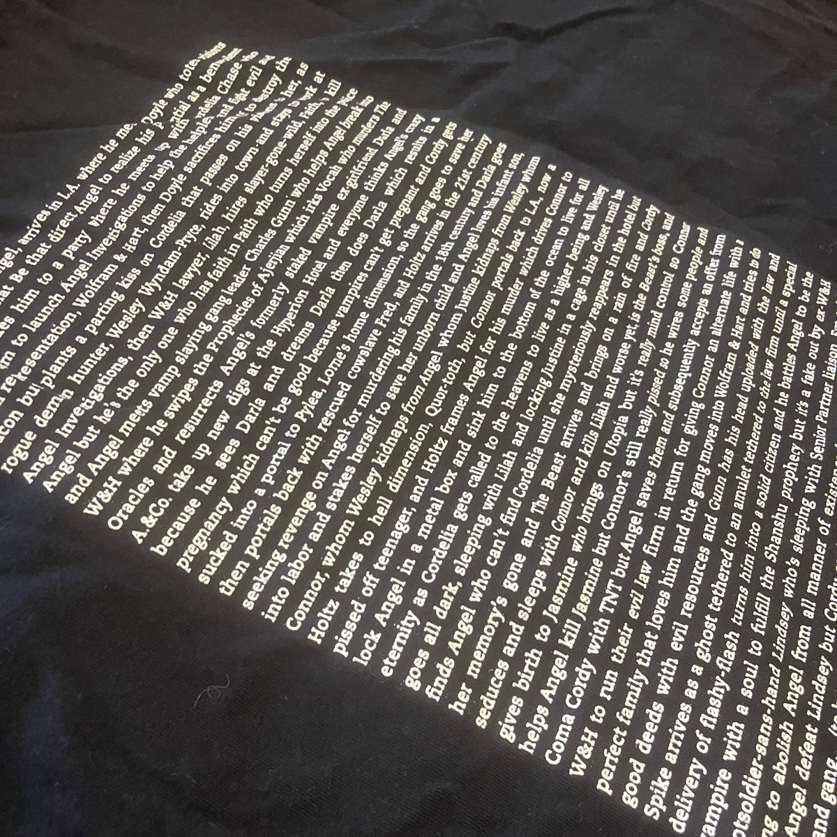 Vintage Angel "100 Episodes" Promotional TV Show T-Shirt