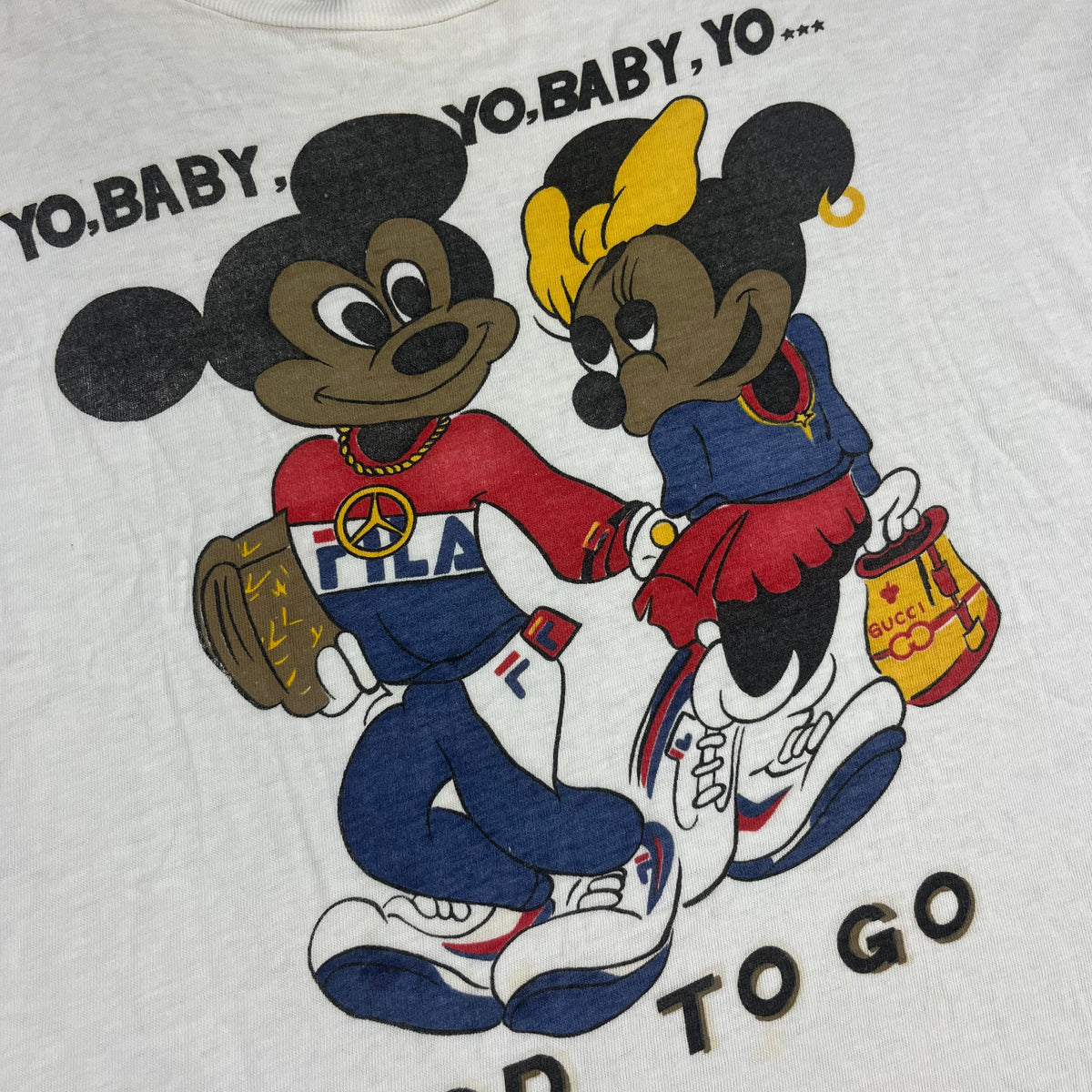 Vintage Mickey Mouse &quot;Yo, Baby Yo, Baby&quot; T-Shirt
