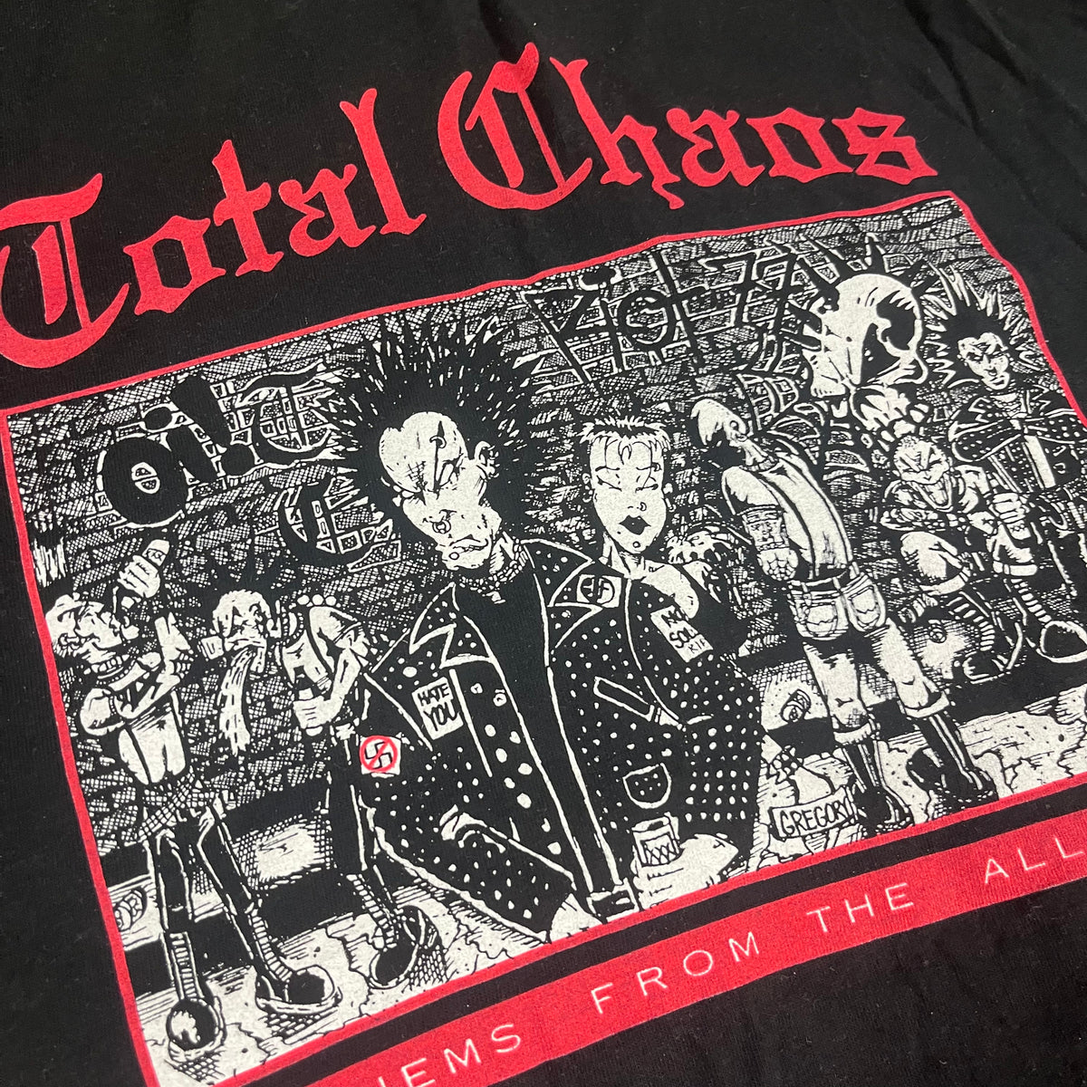 Vintage Total Chaos &quot;Anthems From The Alleyway&quot; T-Shirt