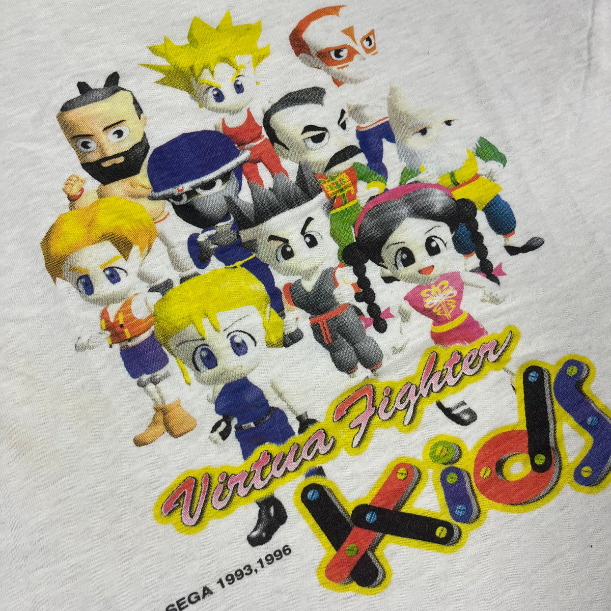 Vintage Virtua Fighter Kids &quot;SEGA 1996&quot; Promotional T-Shirt
