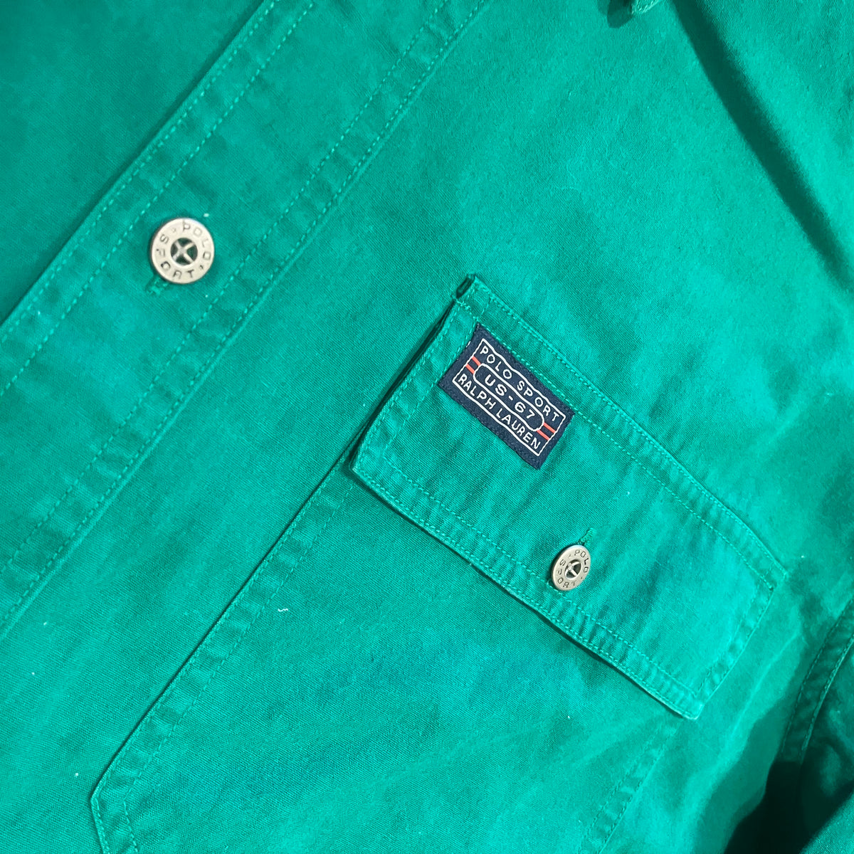Vintage Polo Sport &quot;RL-67&quot; Button Up