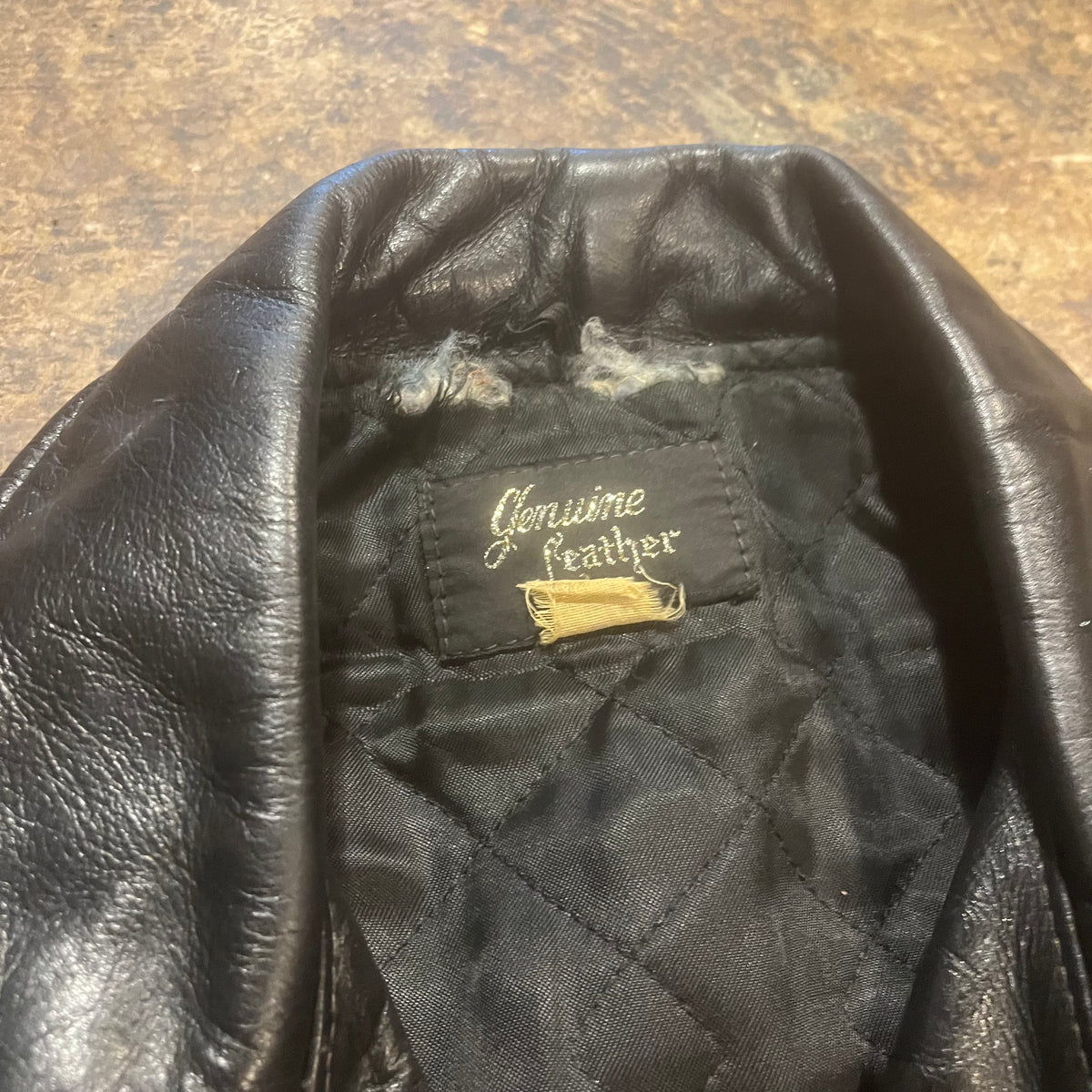 Vintage Genuine Leather "Biker" Jacket