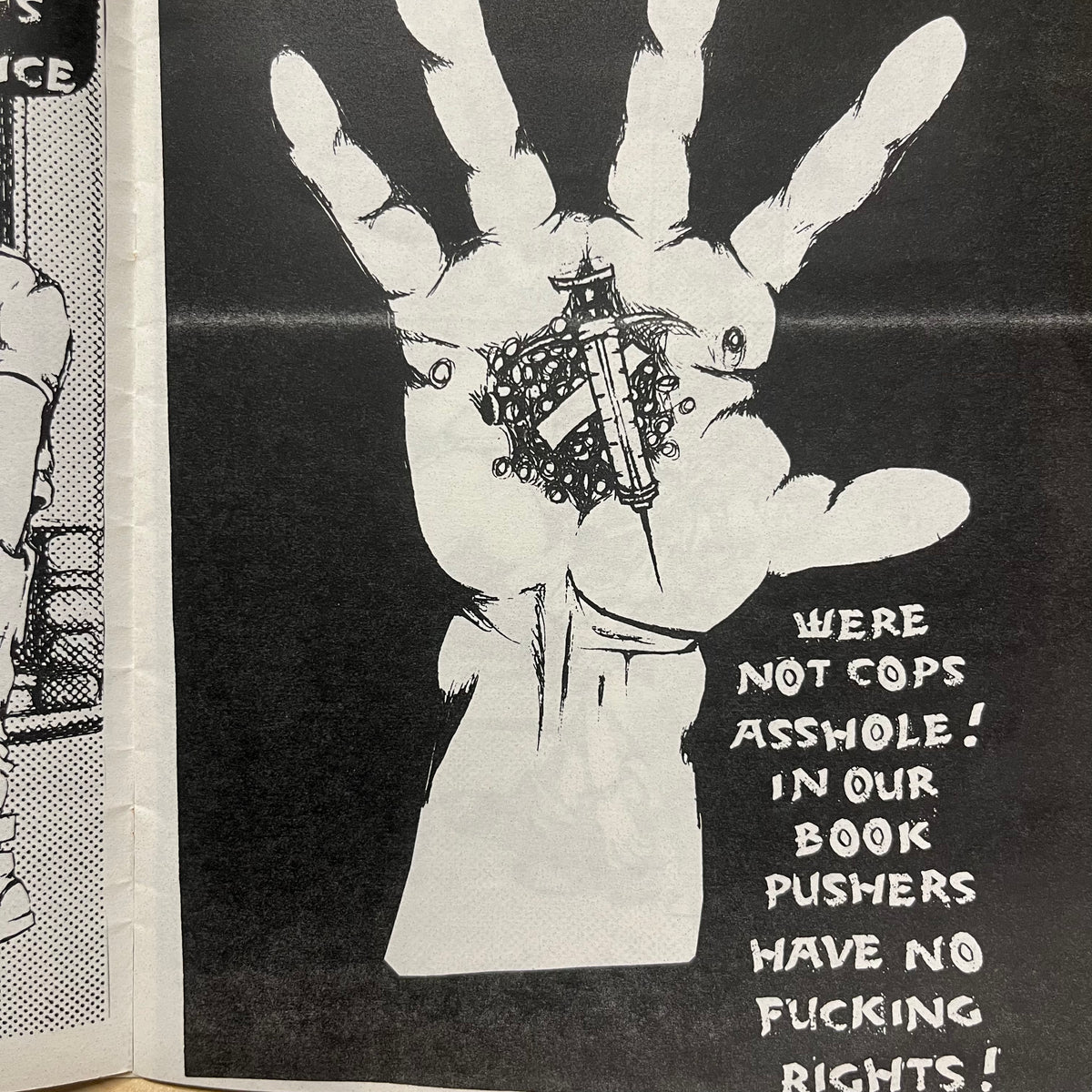 Vintage Courage Comix &quot;Ohio Straight Edge&quot; Comic Book Zine