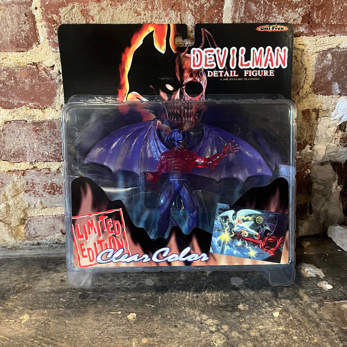 Vintage DEVILMAN &quot;Dynamic Planning&quot; &#39;98 Clear Detail Figure