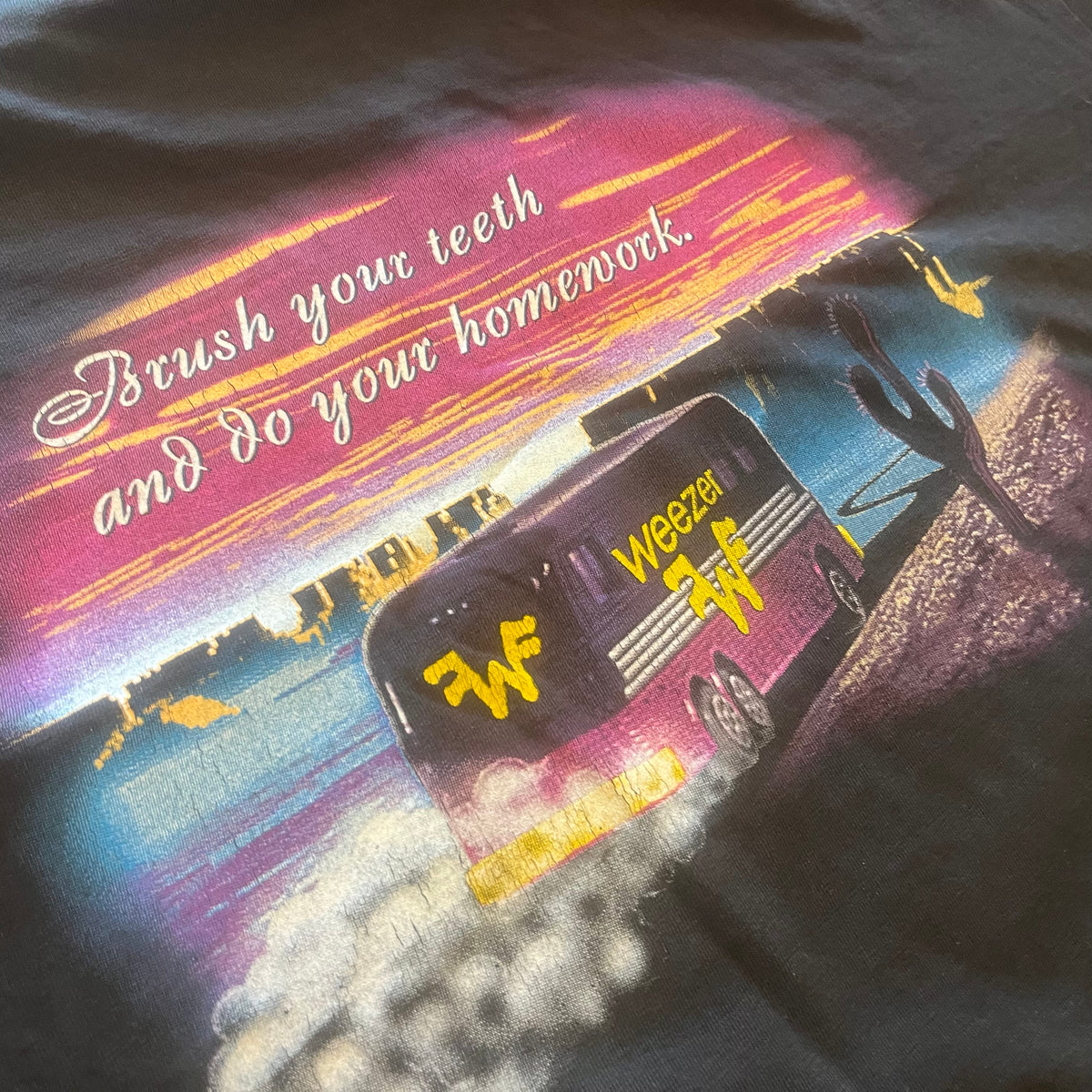 Vintage Weezer &quot;Brush Your Teeth&quot; &#39;95 T-Shirt