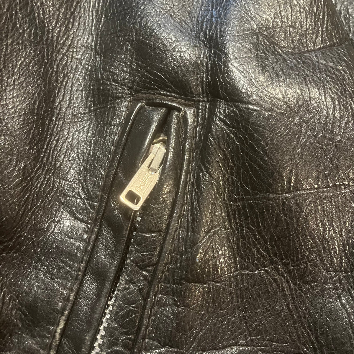Vintage Genuine Leather "Biker" Jacket