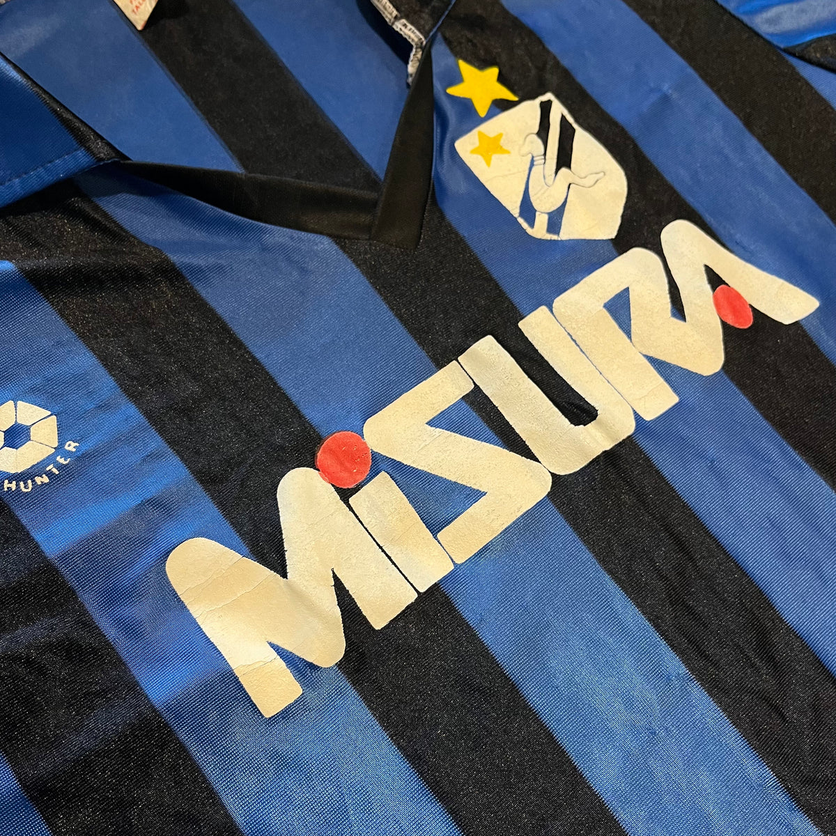 Vintage Inter Milan "MISURA" Hunter '88/89 Home Jersey
