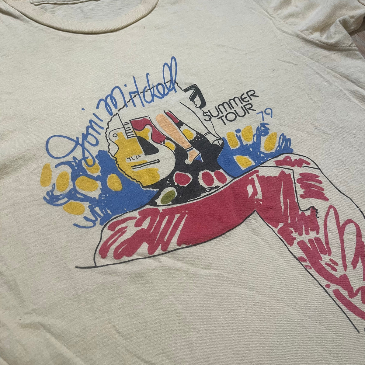 Vintage Joni Mitchell Summer Tour &#39;79 T-Shirt
