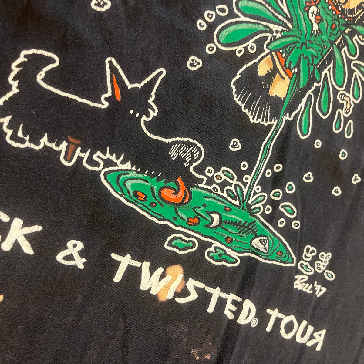 Vintage Korn &quot;Sick And Twisted&quot; &#39;97 Tour T-Shirt
