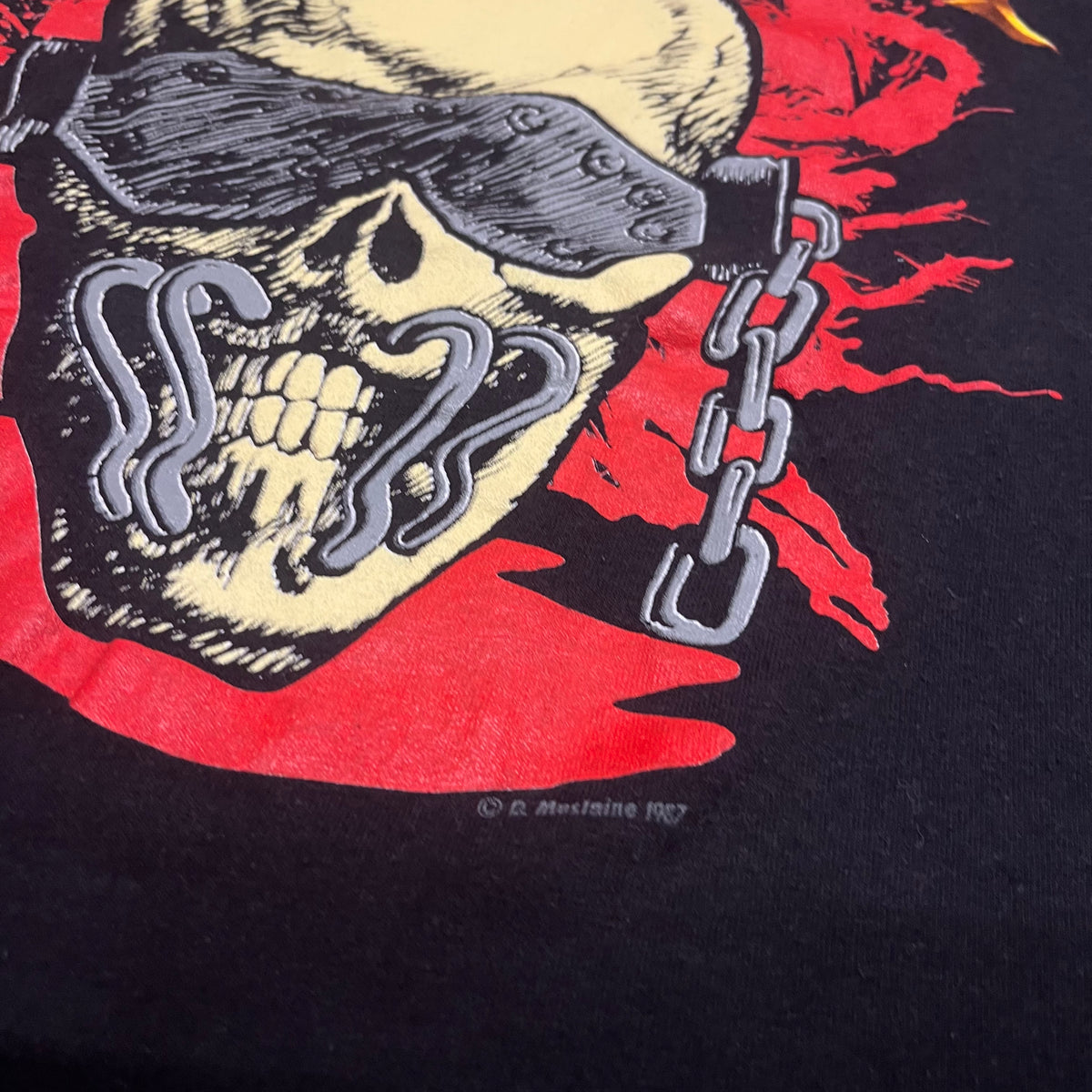 Vintage Megadeth &quot;Wake-Up Dead&quot; 1987 Tour T-Shirt