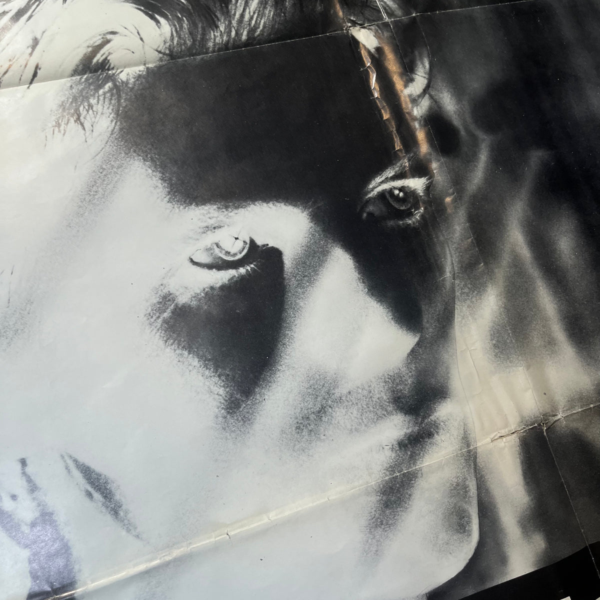 Vintage David Bowie &quot;The Man Who Fell To Earth&quot; Cinema I &amp; Cinema II NYC Release Subway Poster