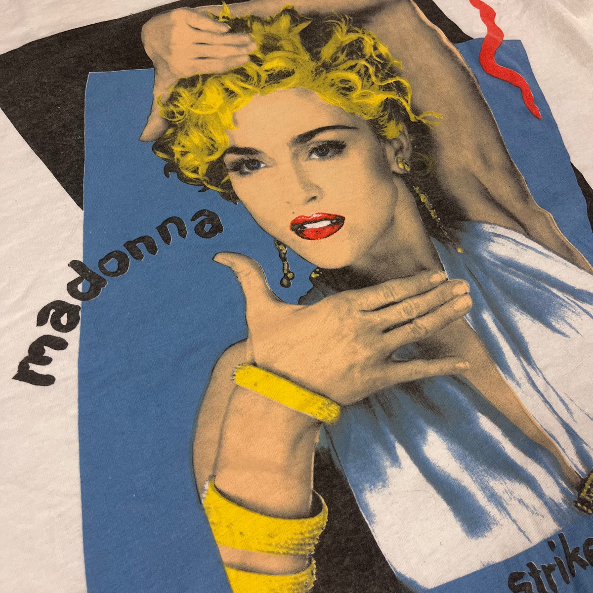 Vintage Madonna Blond Ambition &quot;Strike A Pose&quot; Boy Toy Inc T-Shirt
