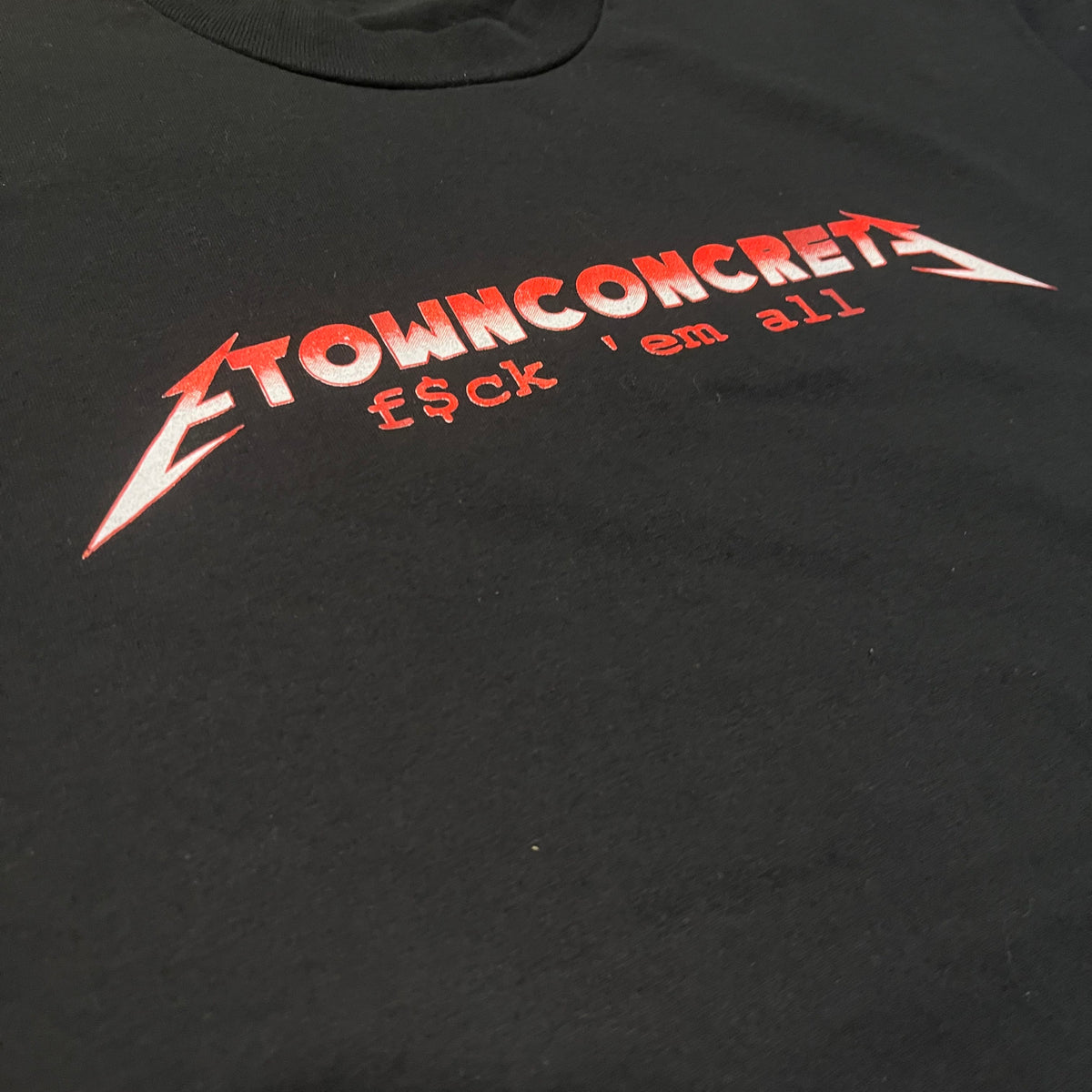 Vintage E Town Concrete &quot;Fuck &#39;Em All&quot; T-Shirt