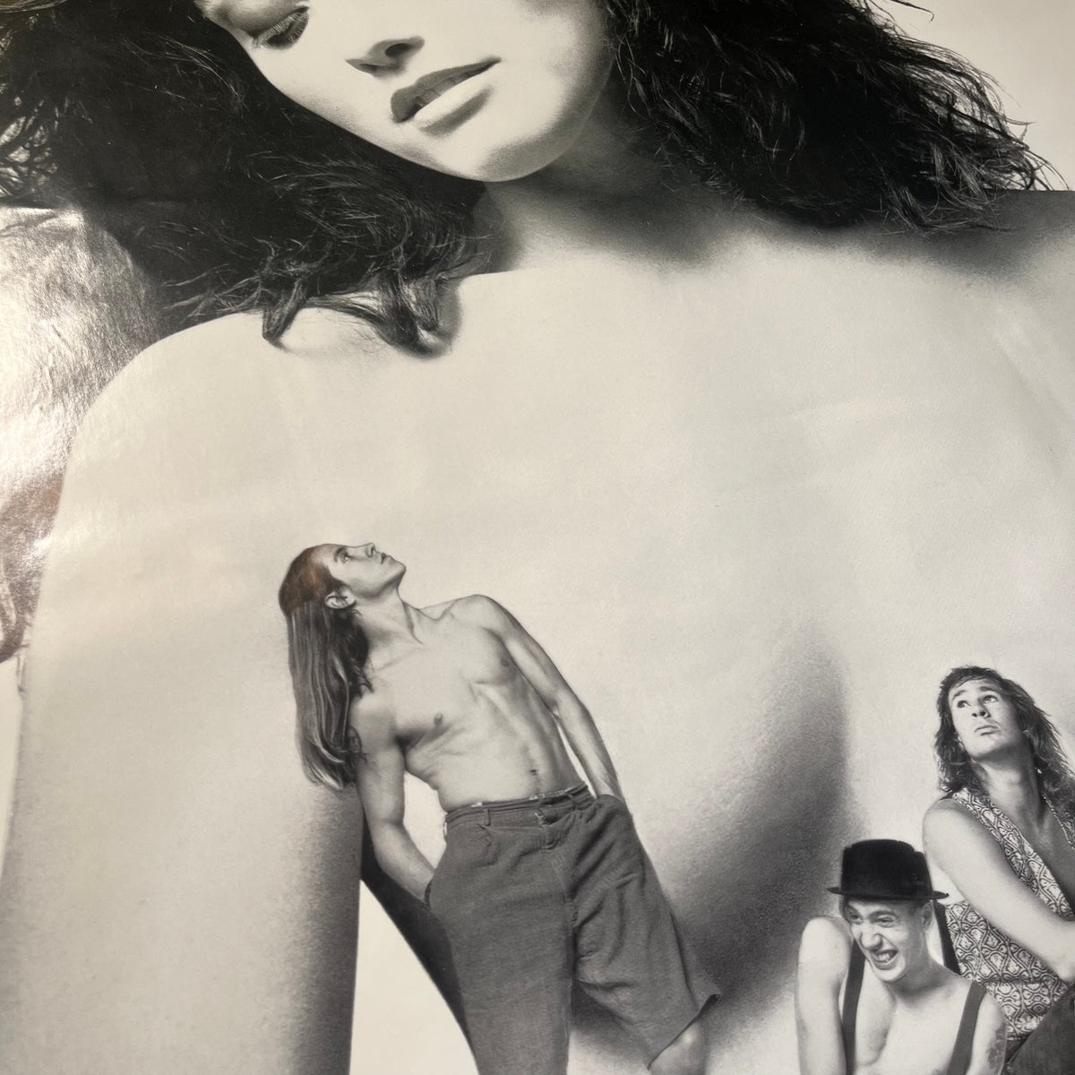 Vintage Red Hot Chili Peppers &quot;Mother&#39;s Milk&quot; UNCENSORED EMI Promotional Poster