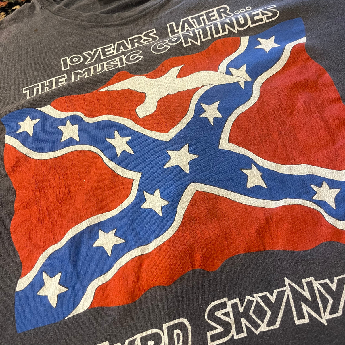 Vintage Lynyrd Skynyrd &quot;10 Years Later...&quot; Local Crew T-Shirt