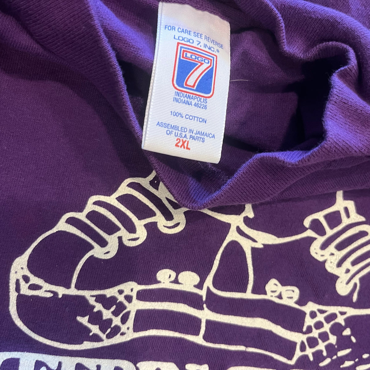 Vintage 25 Ta Life &quot;Keepin&#39; It Real&quot; Purple T-Shirt