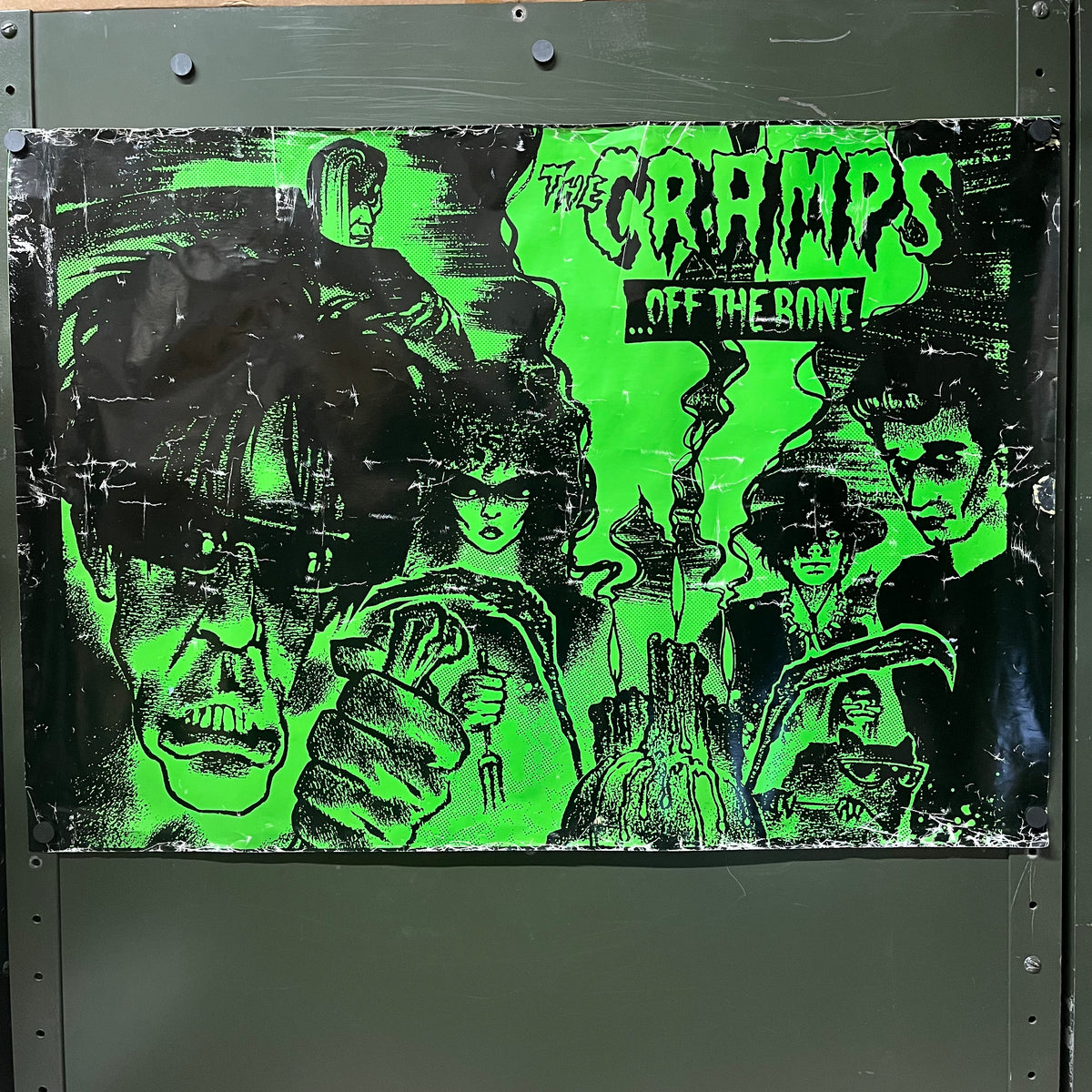 Vintage The Cramps "...Off The Bone" Promotional Poster