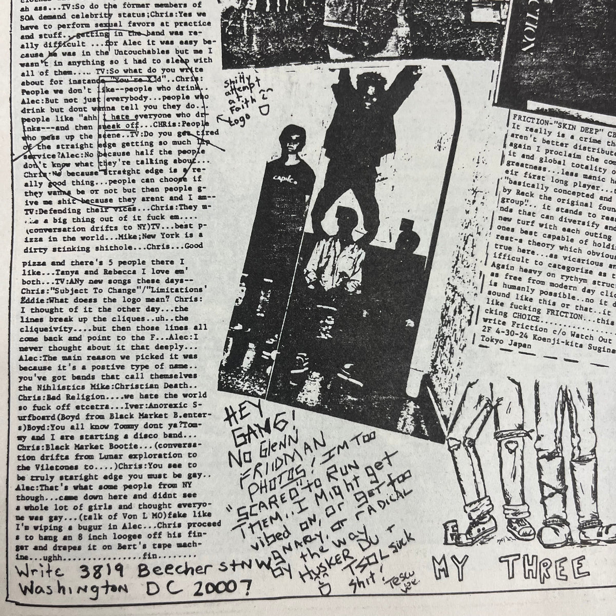 Vintage Touch And Go &quot;Best Of Touch And Go Magazine&quot; Selfless Records Fanzine