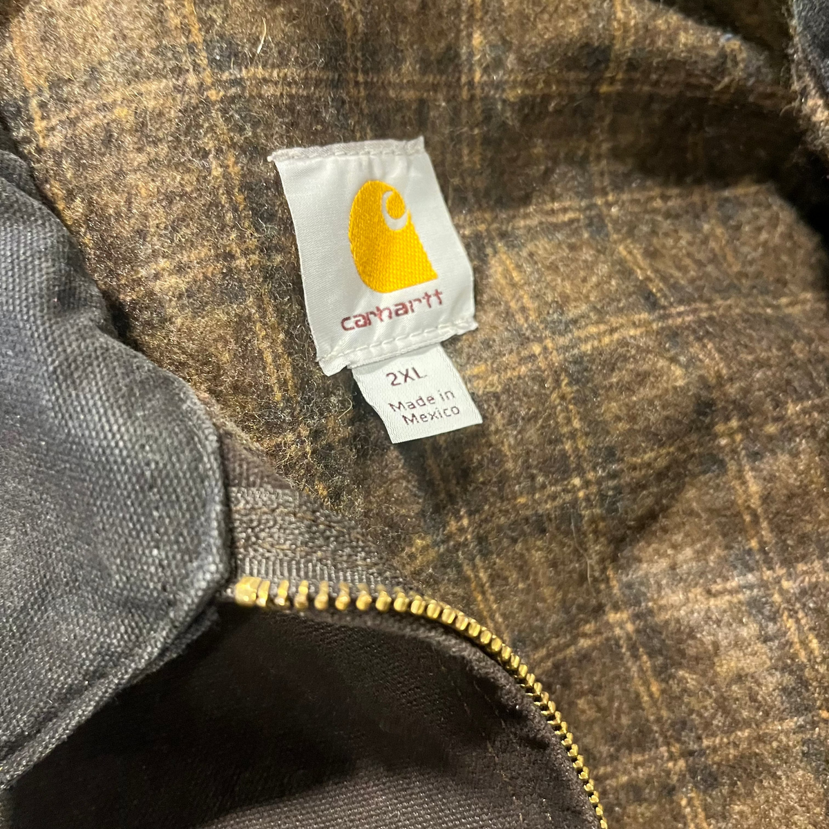 Vintage Carhartt Lined &quot;Detroit&quot; J97 DKB XXL Jacket