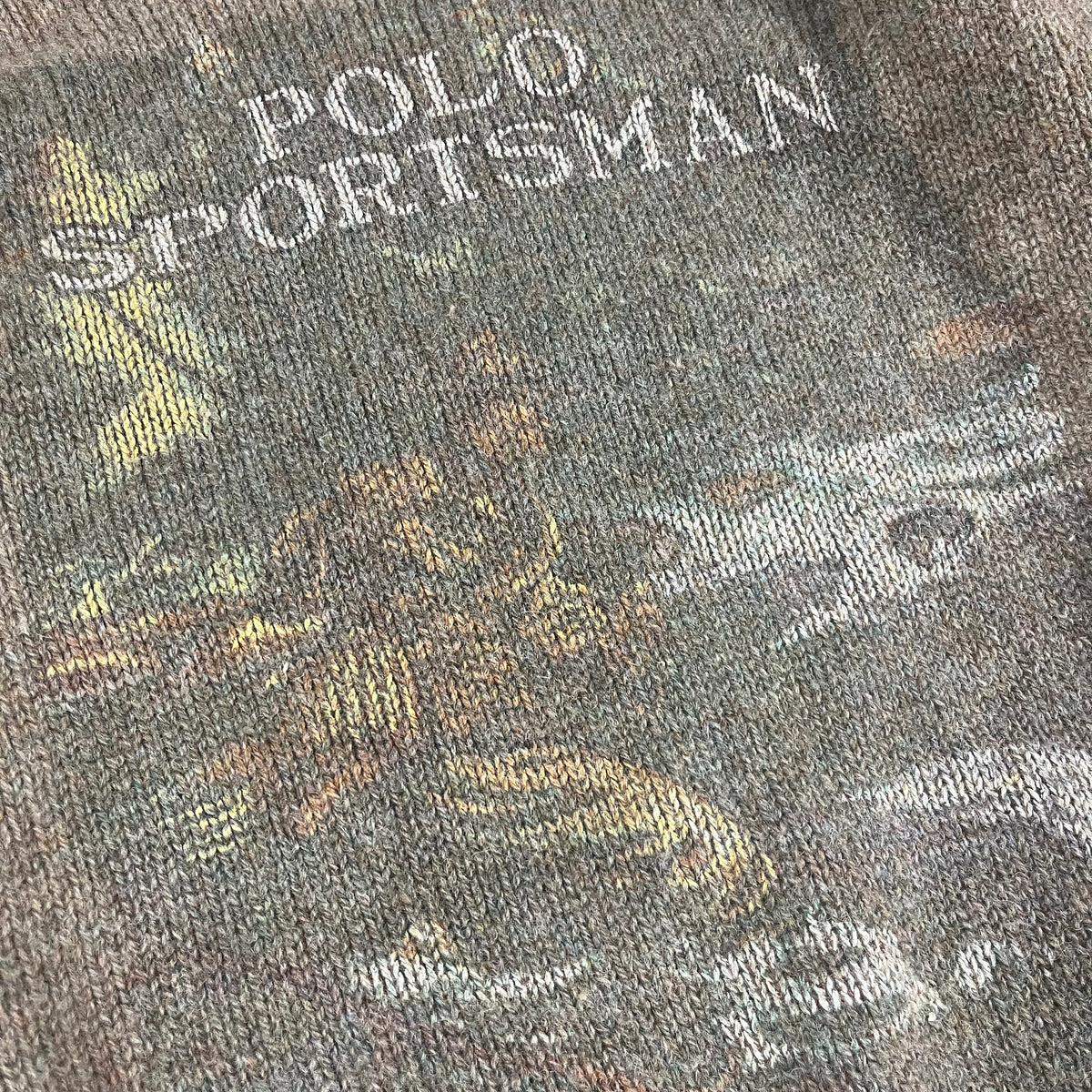 Vintage Polo Ralph Lauren Country &quot;Polo Sportsman&quot; Wool Knit Sweater