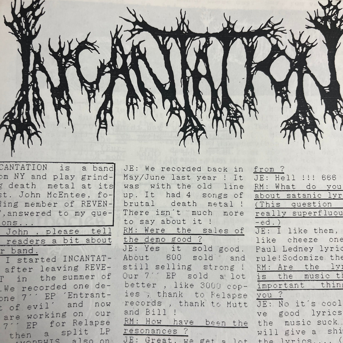 Vintage Remains Magazine &quot;Death Metal&quot; Issue #1