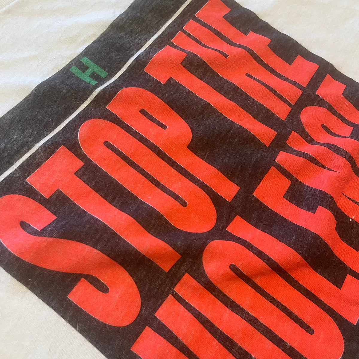 Vintage The Stop The Violence Movement "Self Destruction" Promotional T-Shirt