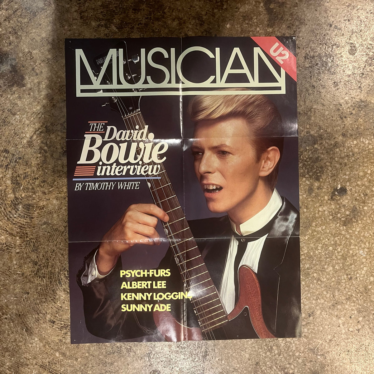 Vintage David Bowie "Musician Magazine" Poster