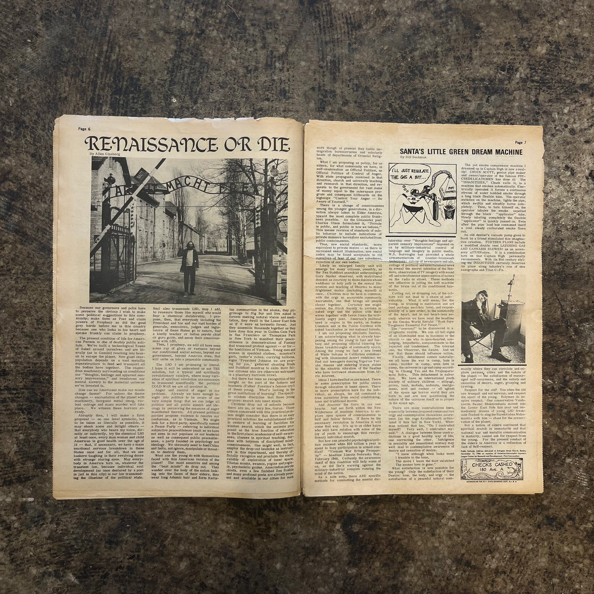 Vintage The East Village Other &quot;NYC Underground&quot; Vol. 2 Issue #2