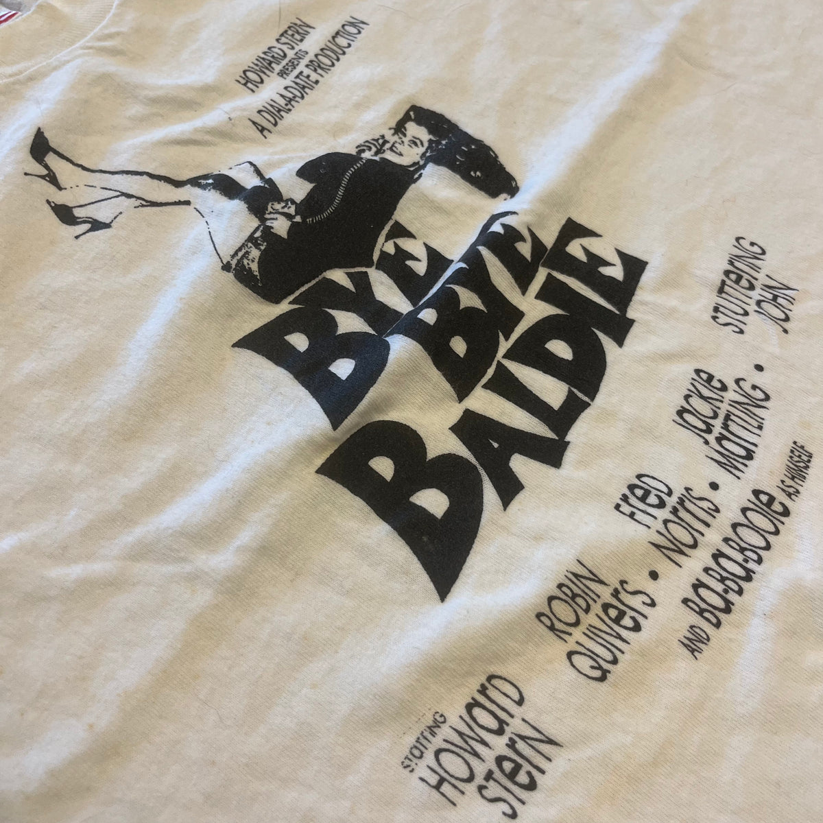 Vintage Howard Stern &quot;Bye Bye Baldie&quot; T-Shirt